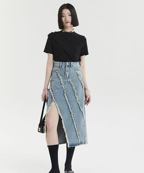 Asymmetric Draped Top